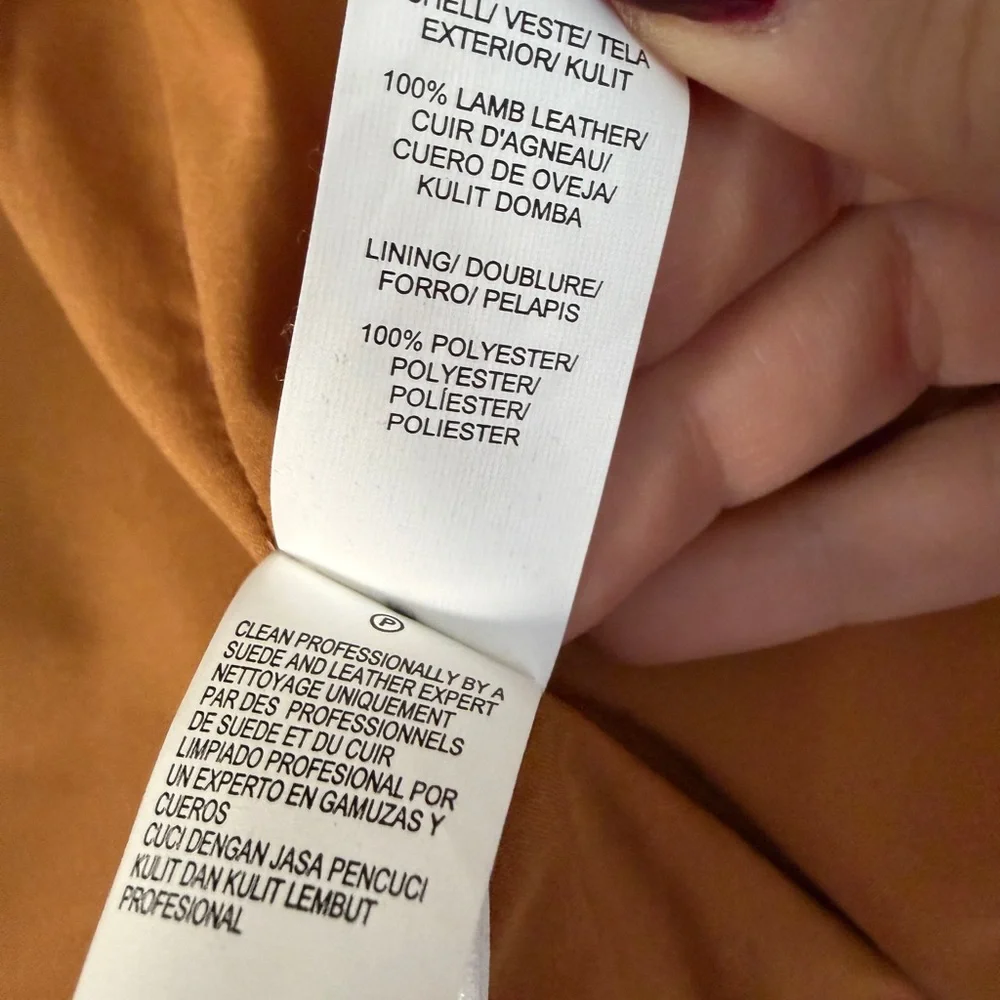 Lucky Brand Leather Jacket - Picture 8 of 12